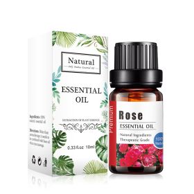 Pure Essential Oil 10ml (Option: Rose-10ML)