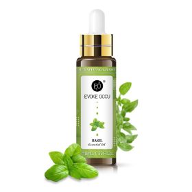 Aromatherapy Essential Oil With Dropper (Option: Basil-10ML)