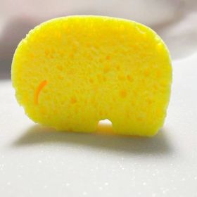 All Natural Baby Bath Sponge (Option: Yellow Elephant)