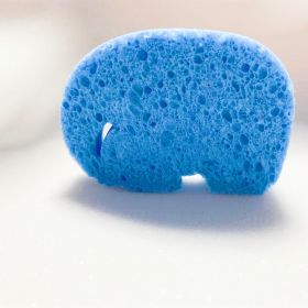 All Natural Baby Bath Sponge (Option: Blue Elephant)