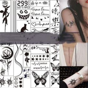 Tattoo Stickers (Option: Small Picture Set 30A)