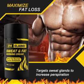 Sweat and Fat Burning Cream (Color: Black)