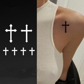 Tattoo Stickers (Option: Cross Type B3 sheet)